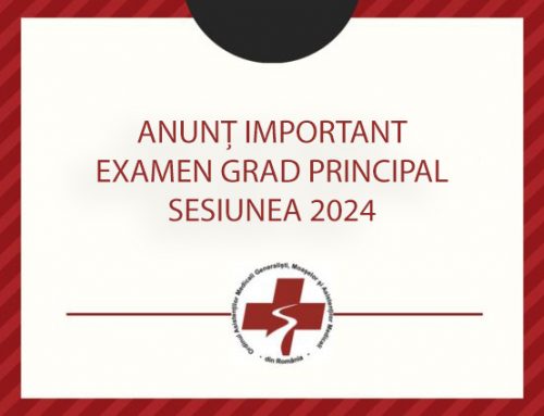 LISTA REZULTATE FINALE EXAMEN GRAD PRINCIPAL SESIUNEA 2024