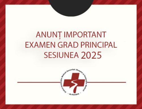 Eliberare Certificate grad principal, Sesiunea 2025