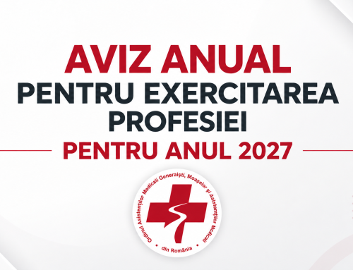 ANUNT IMPORTANT – AVIZARE PENTRU ANUL 2027